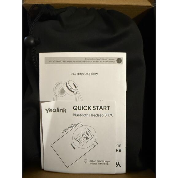 Yealink BH70 Dual Teams Bluetooth Headset with USB-A Dongle, 35hr battery - Picture 11 of 16